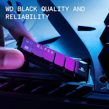 WD Black SN850P 1TB NVMe Gen4 M.2 Internal SSD with Heatsink