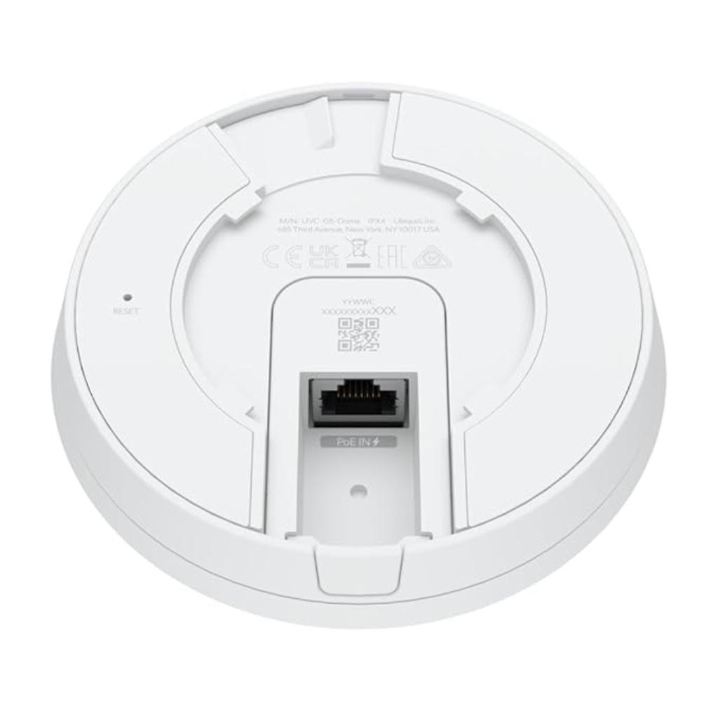 Ubiquiti UVC-G5-DOME 4MP 2K HD PoE Dome Camera with IR Audio & Wide-Angle Lens