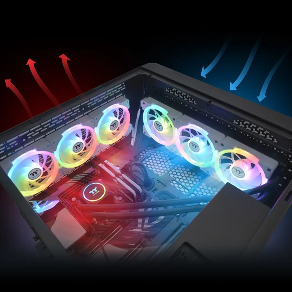 Thermaltake CL-F169-PL12SW-A SWAFAN EX12 ARGB 120mm CPU Cooling Fan