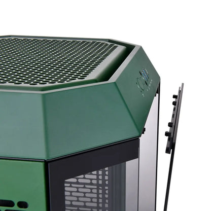 Thermaltake Tower 300 Racing Green Micro ATX Computer Case Vertical Octagonal Design