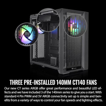 Thermaltake CTE C750 TG ARGB E-ATX Full Tower Tempered Glass Computer Case