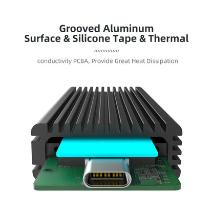 MAIWO K1687P2 USB 3.2 Gen2 Type-C 10Gbps M.2 NVMe SATA SSD Enclosure