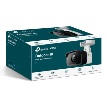 TP-Link VIGI C340I 4MP 4MM Outdoor IR Bullet Network Camera AI Detection IP67 PoE