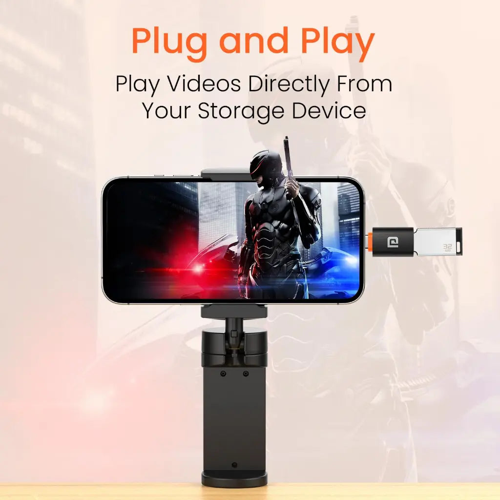 Portronics POR 2789 Bridge Y USB A to Type C OTG Adapter Fast Charging-tpstech.in