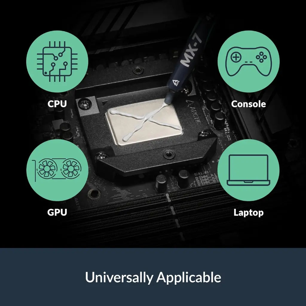 ARCTIC MX‑7 Ultimate Performance Thermal Paste 2g with 6× MX Cleaner Wipes-tpstech.in