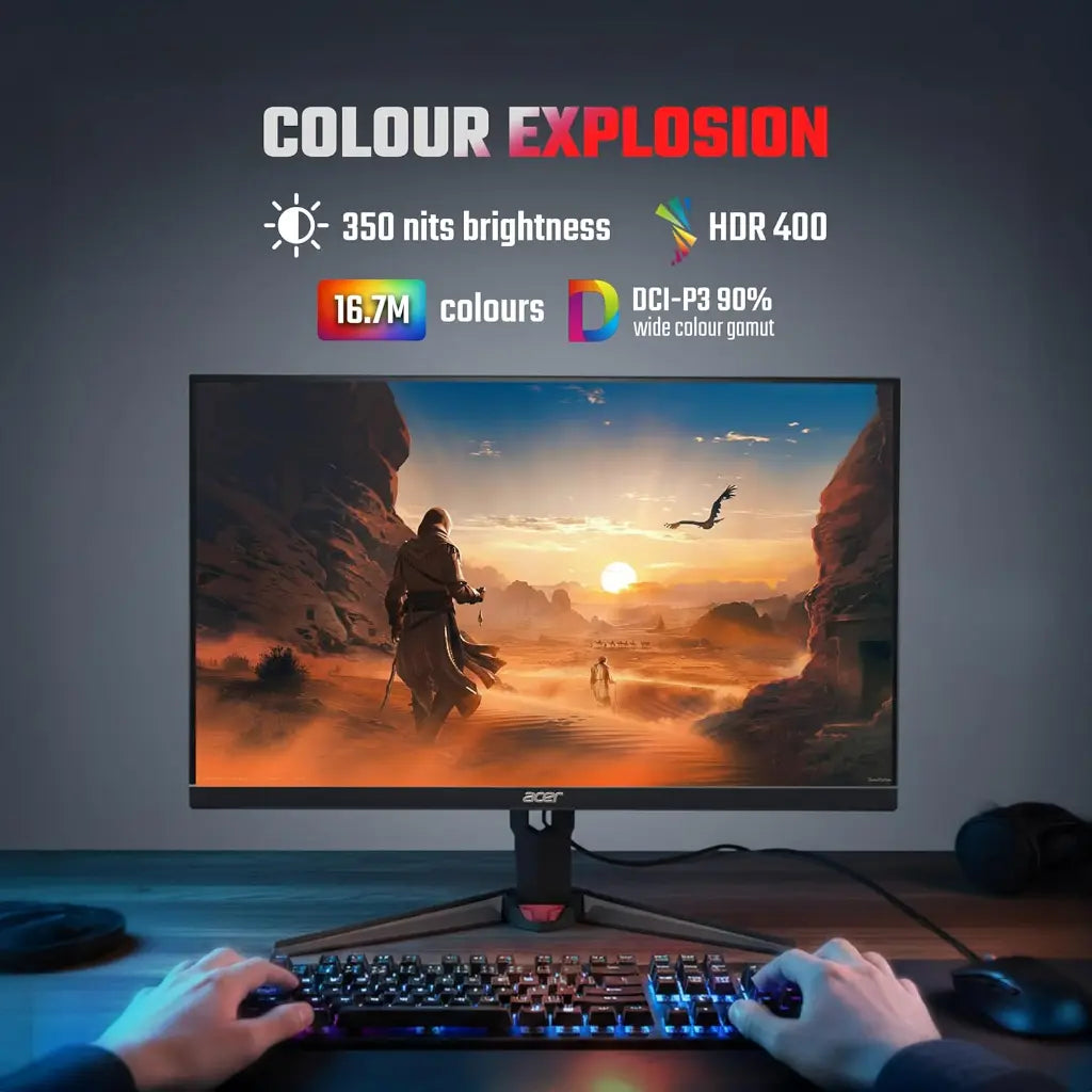 Acer Nitro XV272U X1 27" 200Hz 0.5ms WQHD IPS Gaming Monitor-tpstech.in