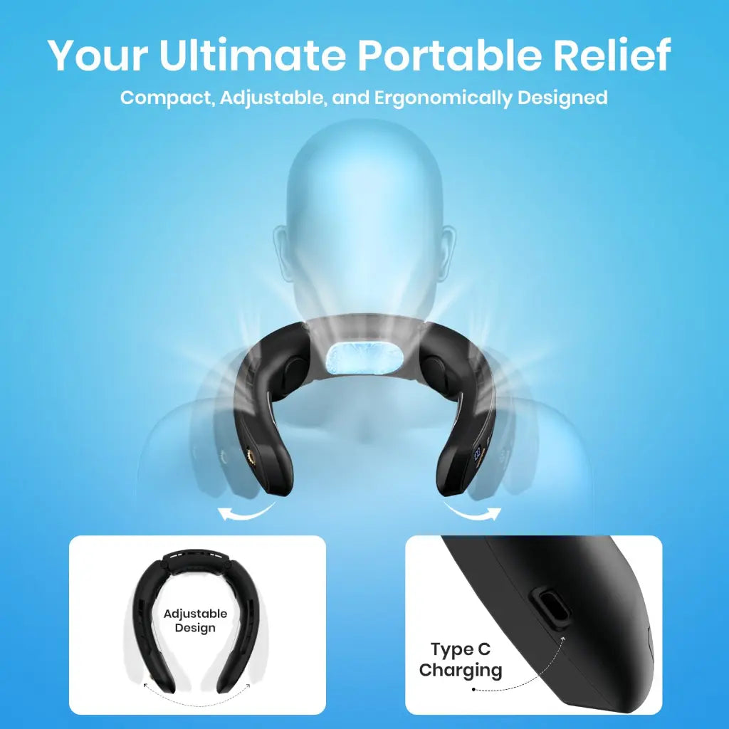 Portronics Cool Aid POR 2680 Portable Neckband Cooling Fan with 360° Airflow-tpstech.in