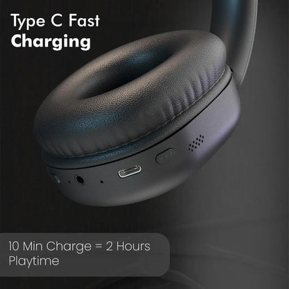 Portronics Muffs M6 POR 3261 Over Ear Wireless Bluetooth Headphone 40H Playtime-tpstech.in