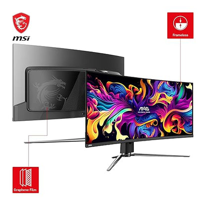 MSI MAG 341CQP QD-OLED 34" UWQHD 175Hz 0.03ms Curved OLED Gaming Monitor