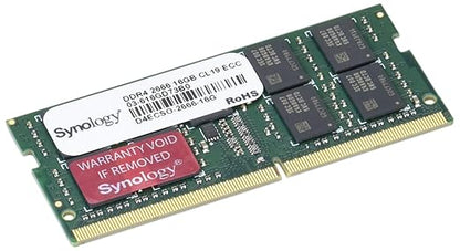 Synology 16GB DDR4 RAM 2666MHz SO-DIMM ECC Unbuffered Memory Module