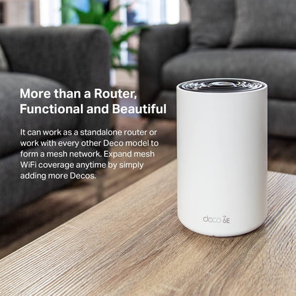 TP-Link AXE5400 Deco XE75 Tri-Band AI-Driven Mesh Wi-Fi 6E System - 2 Pack
