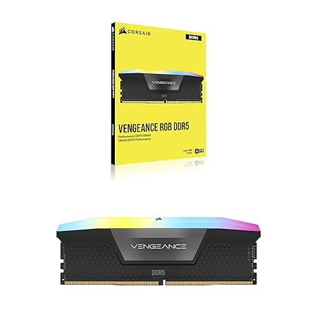 Corsair Vengeance RGB 16GB DDR5 RAM 5600MHz CL40 Desktop Memory