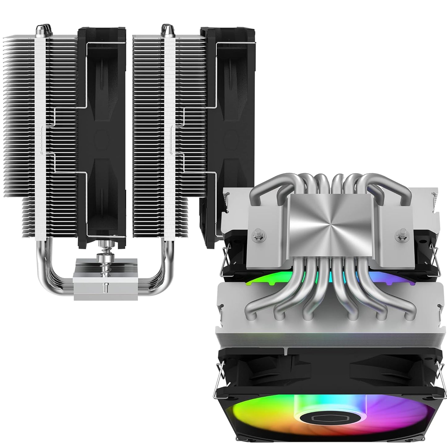 Cooler Master Hyper 620S ARGB Sync 120mm Dual Tower CPU Air Cooler - Black