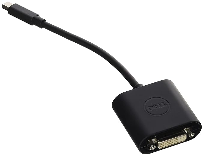 Dell Mini DisplayPort to DVI Single Link Adapter – Black