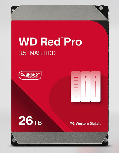 Western Digital WD Red Pro 26TB 3.5" SATA 7200RPM NAS Internal Hard Disk Drive