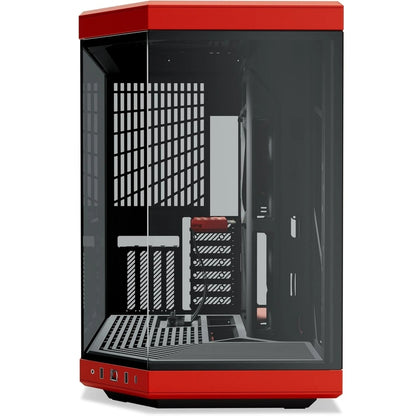 HYTE Y70 Mid-Tower PC ATX Case with Modern Aesthetic Case-Black Cherry
