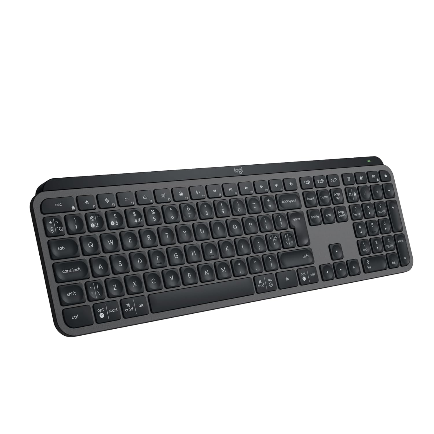 Logitech MX Keys S Advanced Wireless Keyboard (Graphite) - tpstech.in