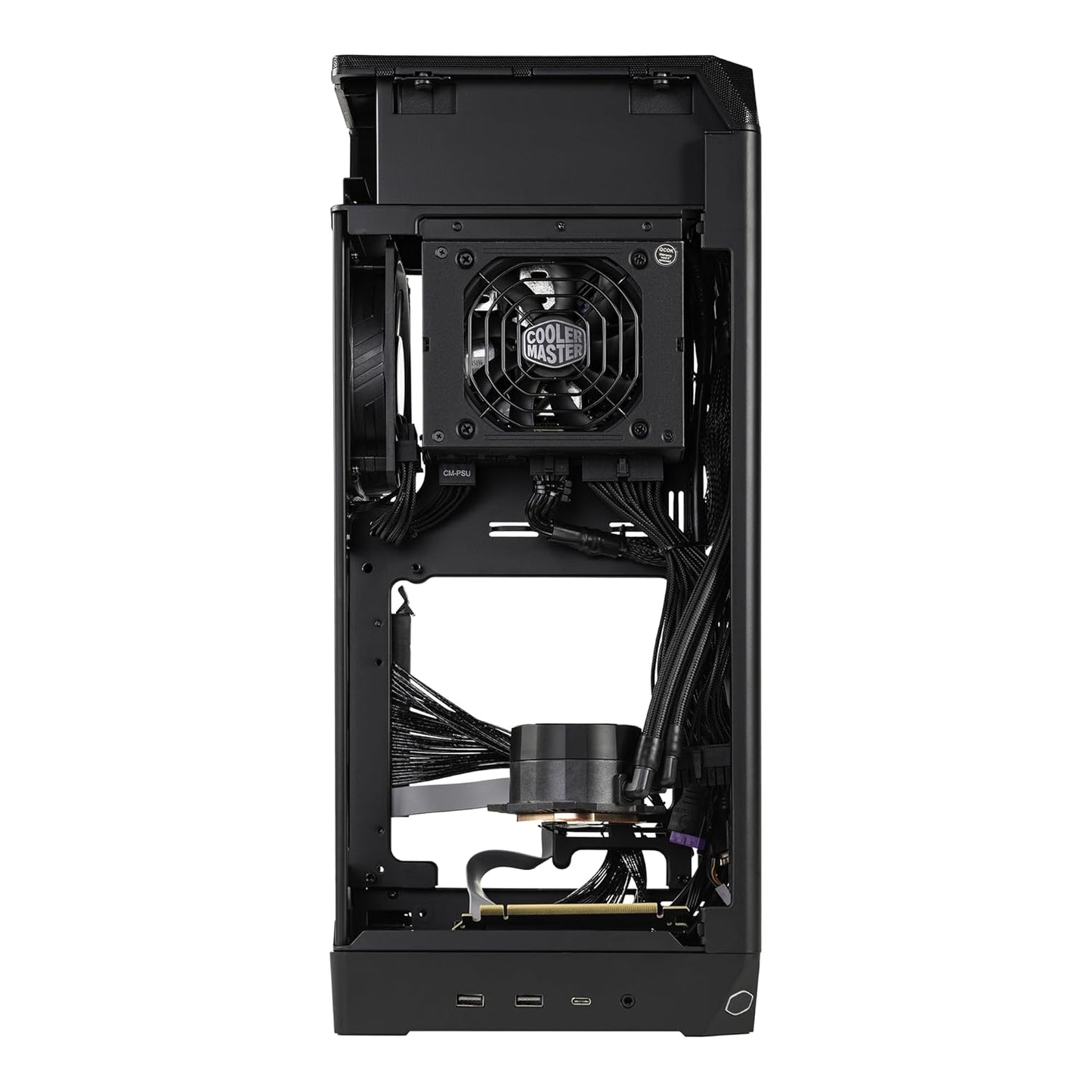 Cooler Master NCORE 100 MAX SFF Ready Mini Tower Computer Cabinet - Silver Edition