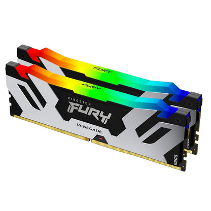 Kingston Fury Renegade RGB 48GB (2x24GB) DDR5 7200MHz CL38 DIMM Desktop Gaming Memory - Black