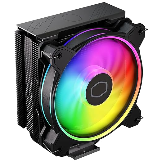Cooler Master Hyper 212 Halo Black ARGB CPU Cooler - 120mm Fan