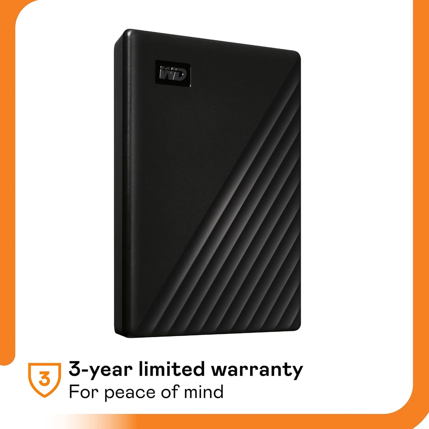Western Digital 2TB My Passport USB 3.0 External Hard Drive (Black)