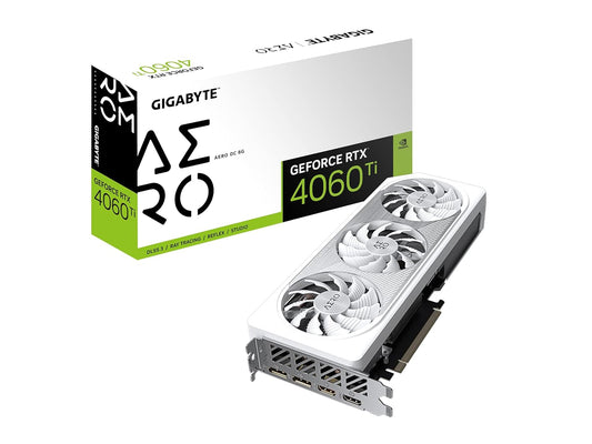 Gigabyte GeForce RTX 4060 Ti AERO OC 8GB 128-Bit GDDR6 Graphics Card