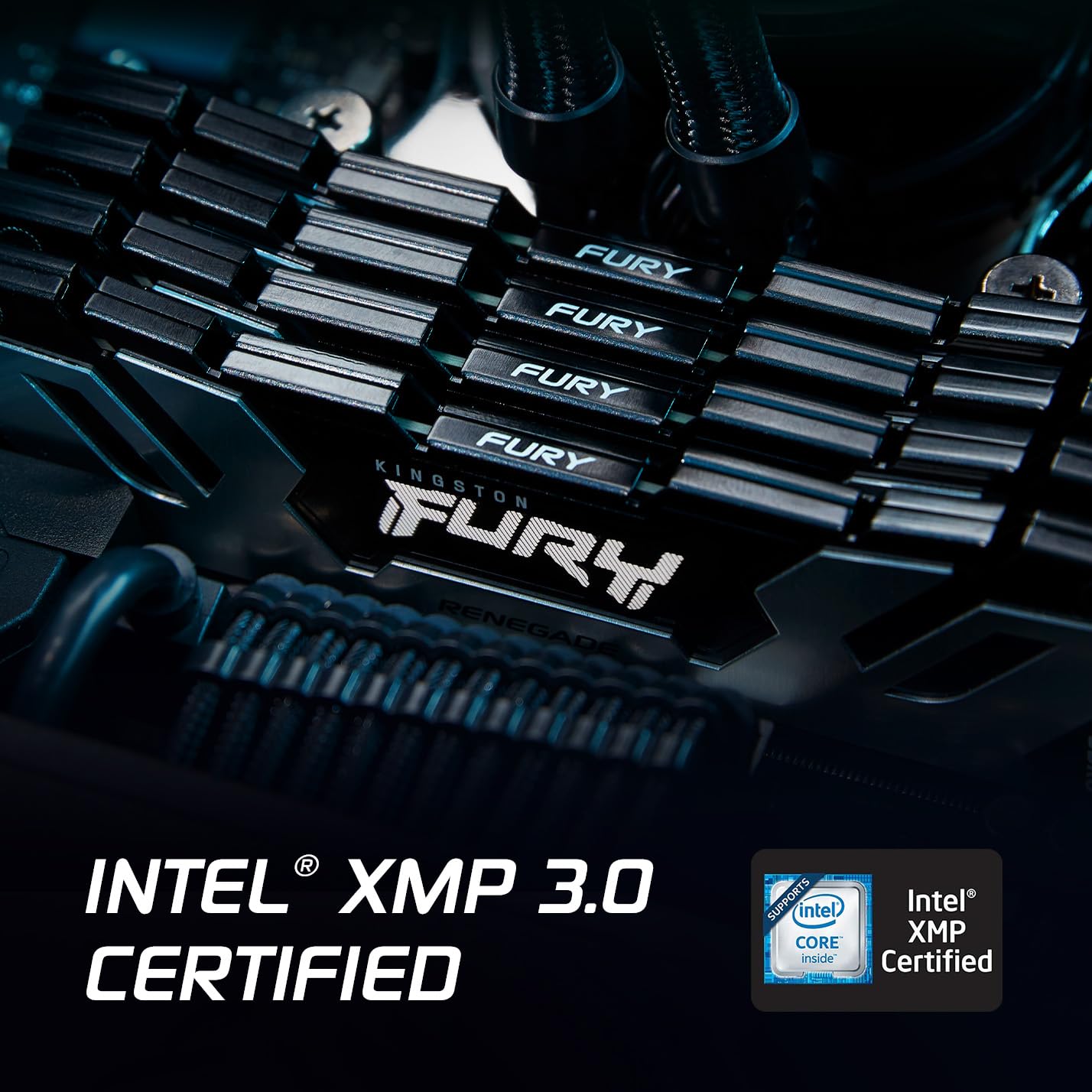 Kingston Fury Renegade 32GB DDR5 6400MHz CL32 DIMM Desktop Gaming Memory - Silver