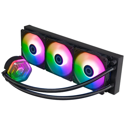 Cooler Master MasterLiquid 360 ATMOS ARGB 360mm AIO CPU Liquid Cooler - Black