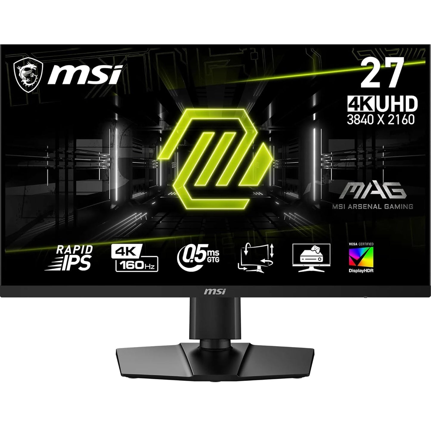 MSI MAG 274UPF E2 27" 160Hz 4K UHD 0.5ms IPS Gaming Monitor