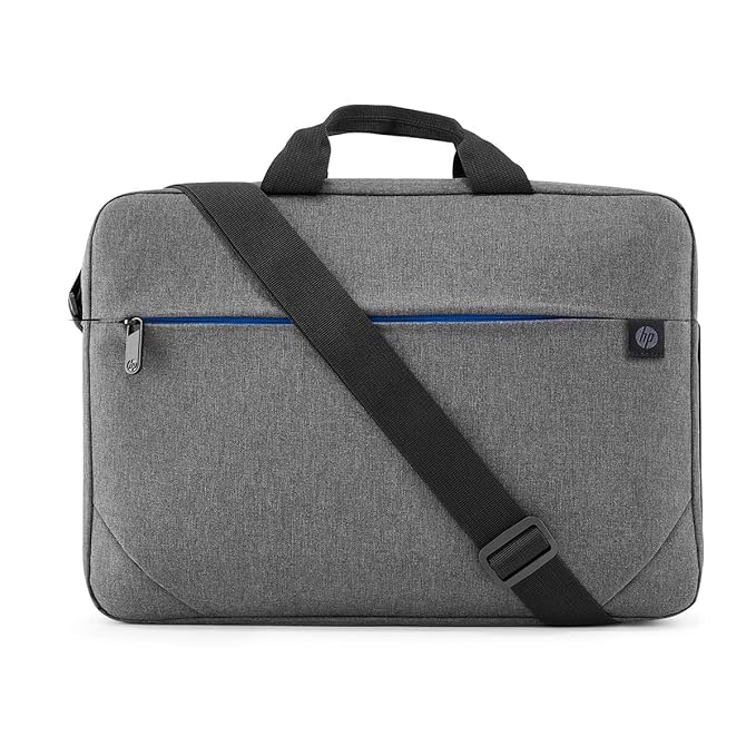HP 1E7D7AA Prelude Topload Briefcase for 15.6 Inch Laptops with Double Handles Hands-Free Crossbody Strap