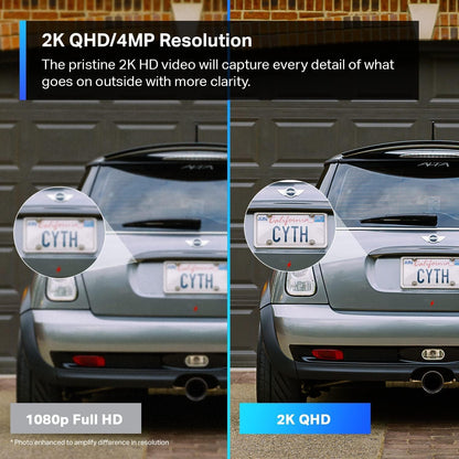 TP-Link ColorPro Tapo C325WB 4MP 2K QHD Weatherproof Outdoor Security Wi-Fi Camera - White