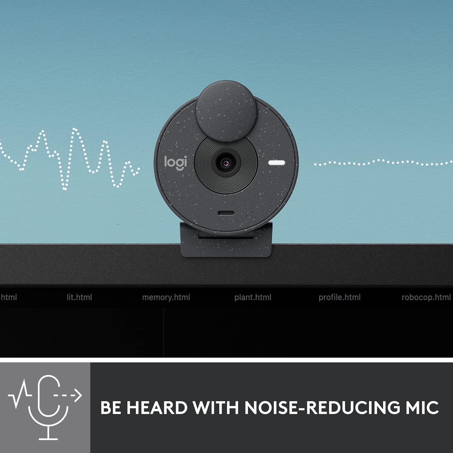 Logitech BRIO 300 FHD USB Type-C Graphite Webcam description image 9