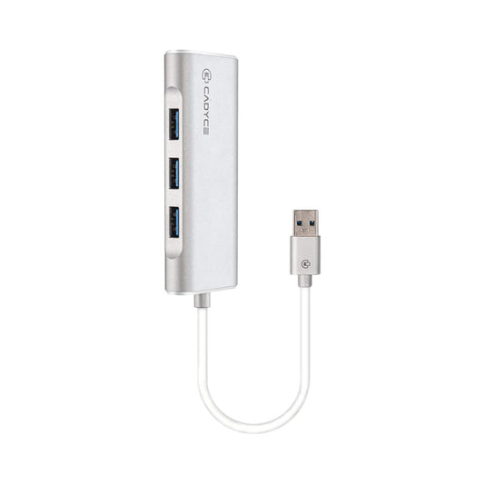Cadyce CA-U3HE USB 3.0 3-Port Hub with Gigabit Ethernet Adapter