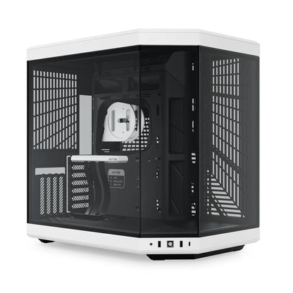 HYTE Y60 Premium Mid-Tower PC ATX Case with Panoramic Glass-(Black/White)