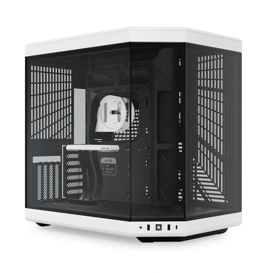 HYTE Y60 Premium Mid-Tower PC ATX Case with Panoramic Glass-(Black/White)