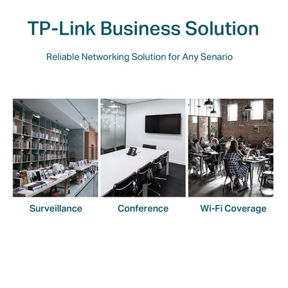 TP-Link TL-SL1226P 24 Port 10/100Mbps + 2-Port Gigabit Unmanaged PoE+ Switch