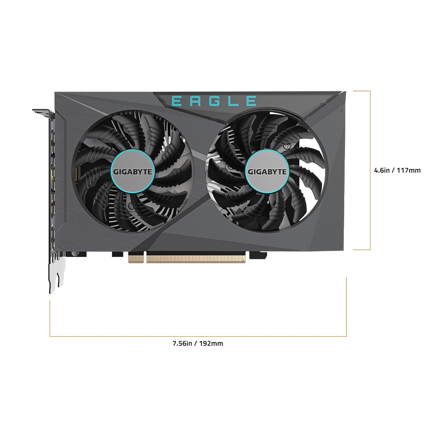 GIGABYTE GeForce RTX 3050 Eagle OC 6GB GDDR6 96-bit Graphics Card