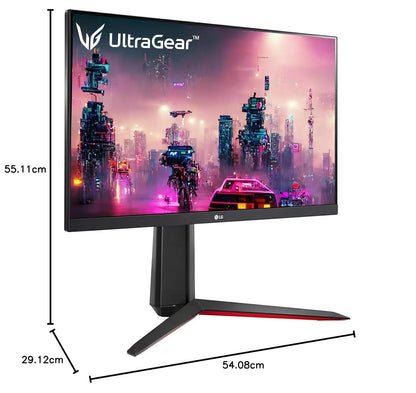 LG UltraGear 24GN65R-B 24" 144Hz 1080p FHD HDR10 IPS Panel 1ms Gaming Monitor