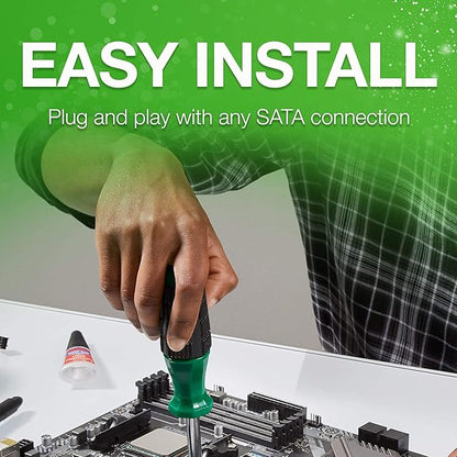 Seagate Barracuda SATA SSD 960GB Internal Solid-State Drive, Black