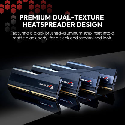 G.Skill Trident Z5 RGB 32GB (2x16GB) DDR5 RAM 7600MHz CL36 Desktop Memory - Black