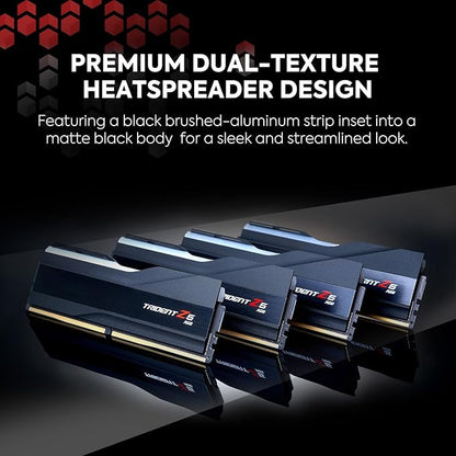 G.Skill Trident Z5 RGB (Intel XMP) 64GB (2x32GB) DDR5 6400 MHz CL32 Desktop Memory