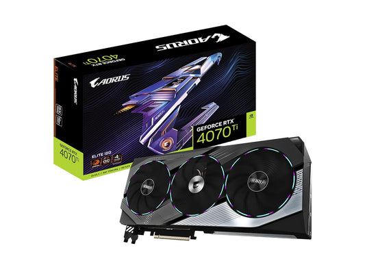 GIGABYTE AORUS GeForce RTX 4070 Ti Elite 12GB 192-Bit GDDR6X Graphics Card