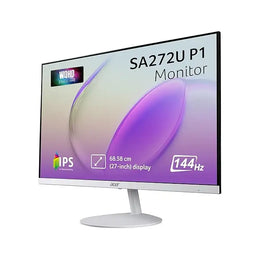 Acer SA272U P1 27-Inch WQHD IPS Monitor with 144Hz Refresh Rate, HDR10 & AMD FreeSync