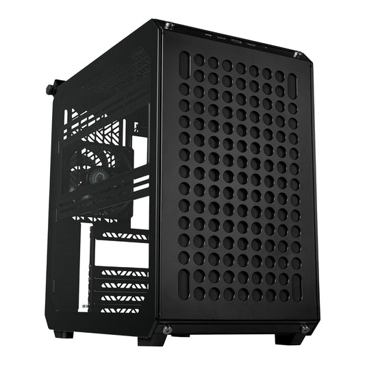 Cooler Master QUBE 500 Flatpack Small Mid-Tower ATX High Airflow Gaming Cabinet - Black