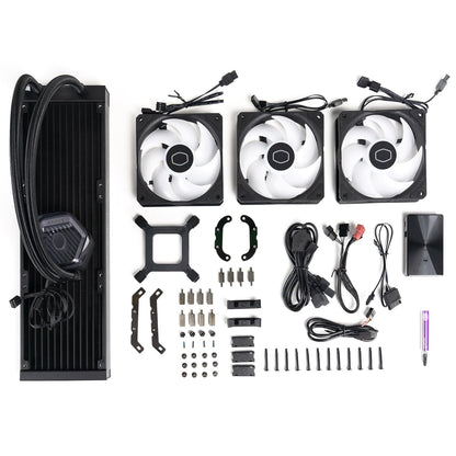 Cooler Master MasterLiquid 360 ATMOS ARGB 360mm AIO CPU Liquid Cooler - Black