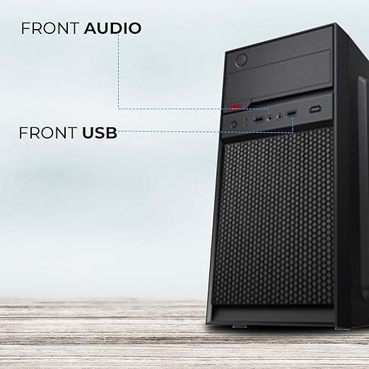 Foxin Anthony Desktop Computer Case with 500w power supply - tpstech.in