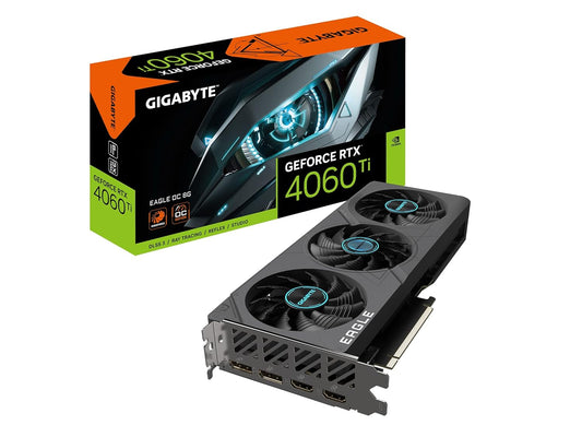 Gigabyte GeForce RTX 4060 Ti EAGLE OC 8GB 128-Bit GDDR6 Graphics Card
