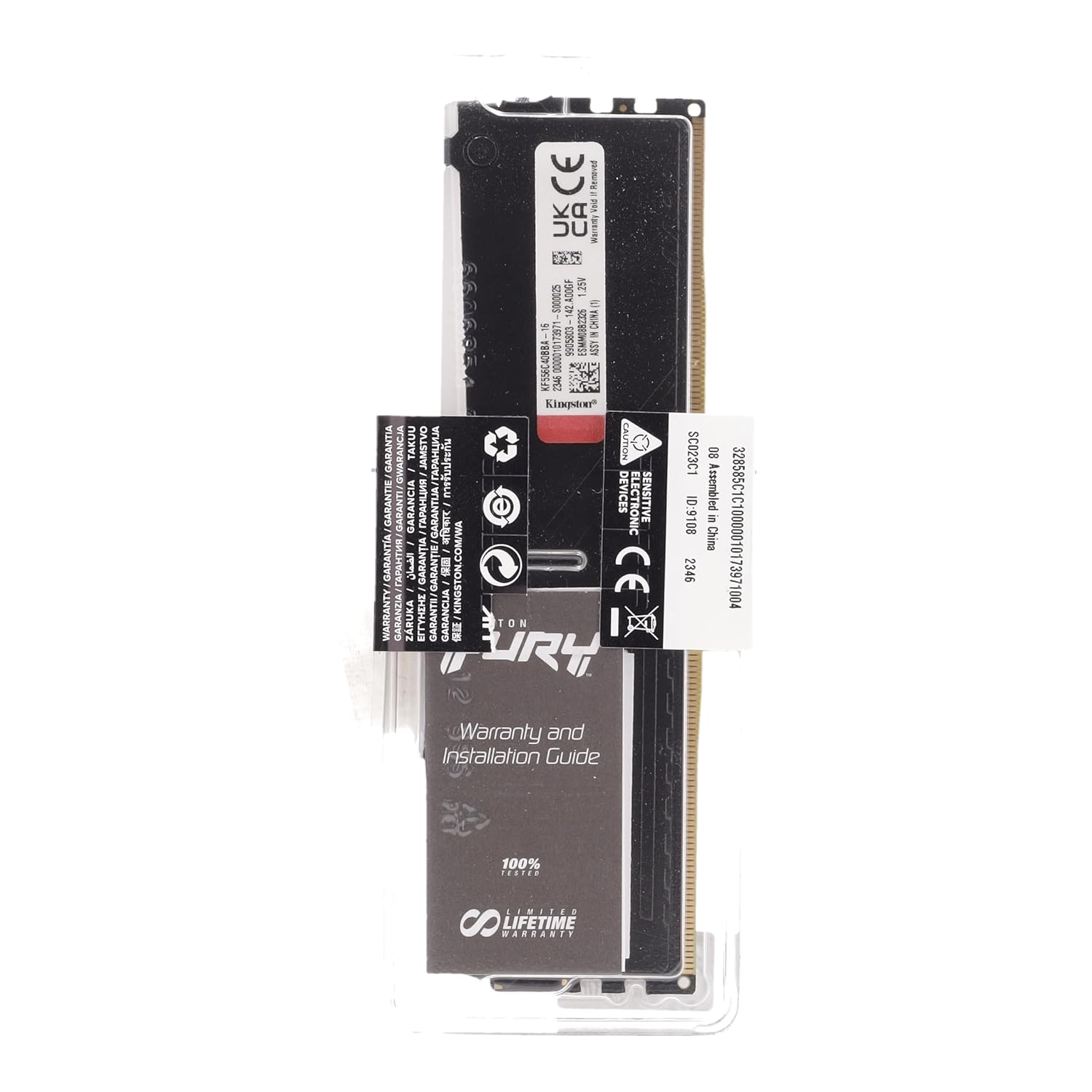 Kingston Fury Beast RGB 16GB DDR5 5600MHz Desktop Memory - tpstech.in