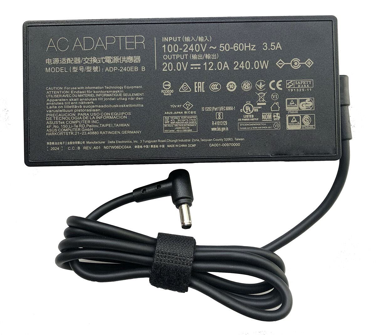 ASUS ROG Original OEM 240W 20V 12A 6.0mm Pin Laptop Charger Adapter