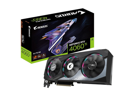 Gigabyte AORUS GeForce RTX 4060 Ti ELITE 8GB 128-Bit GDDR6 Graphics Card